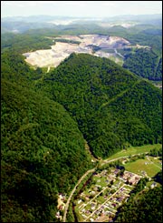 Seven floods have inundated the town of Bob White, W.Va., since mountaintop-removal mining started in 2000.