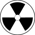 Nuclear waste sign.