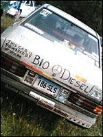 A biodiesel car