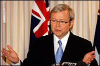 Kevin Rudd. Photo: AP/Rob Griffith