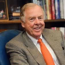 Oilman T. Boone Pickens has become a fan of natural gas and wind.