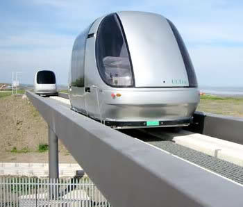 PRT advocates believe that people will prefer traveling in private pods routed automatically to their selected destination station on the PRT network