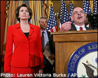 Nancy Pelosi and Henry Waxman. Photo: Lauren Victoria Burke / AP