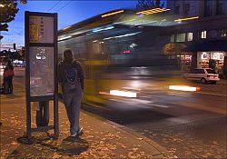Seattle Metro bus stop