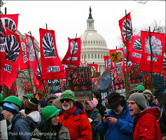 No coal. Photo: Pete Muller/Greenpeace via Flickr