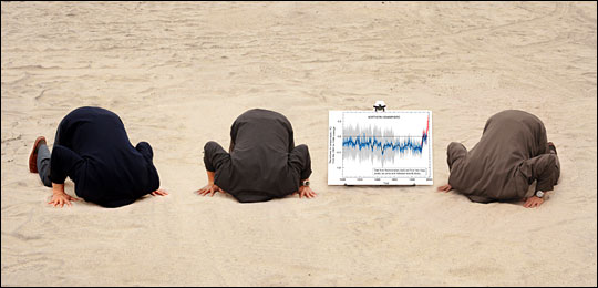 Denialists have their heads in the sand