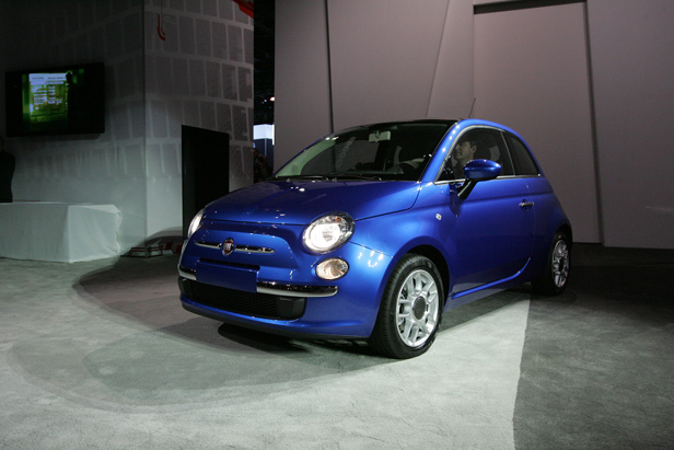Fiat 500 at New York Auto Show.