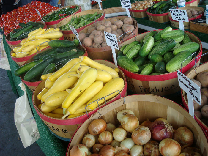 A farmer's market in North Carolina.