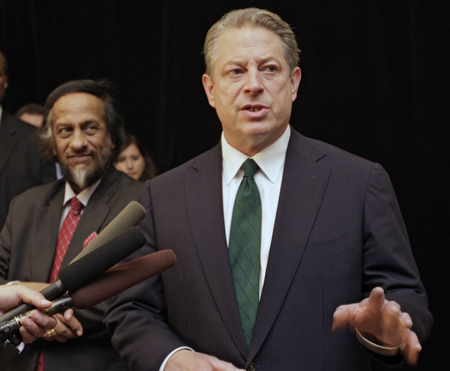 Al Gore and R.K. Pachauri