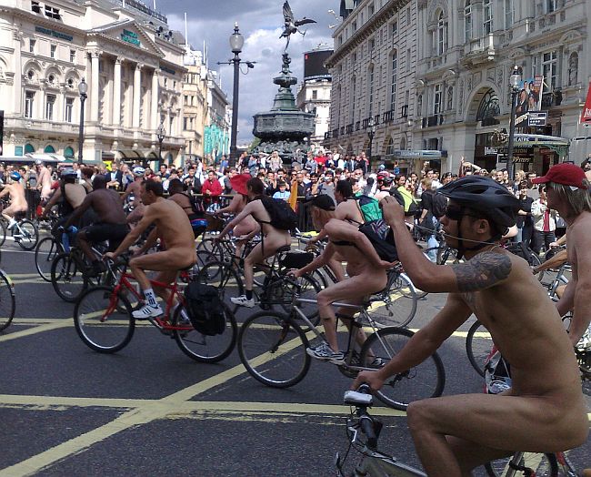 World Naked Bike Day in London