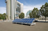 SunPod solar array on a roof