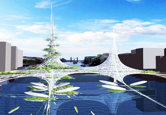 London Bridge vertical farm design
