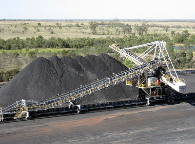 Coal mine in Queensland Australia