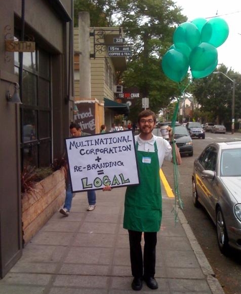 Starbucks protestor-local