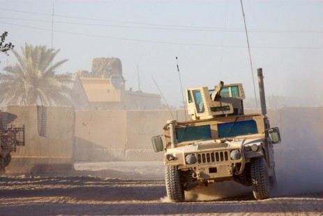 A Humvee in Iraq