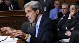 Kerry testifying.