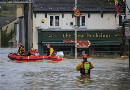Britain hit by floods after record rainfall