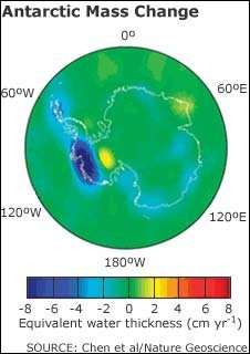 East Antarctic ice - graphic
