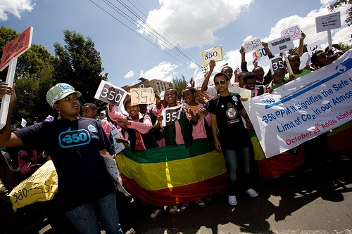 Ethiopian 350 protest. 