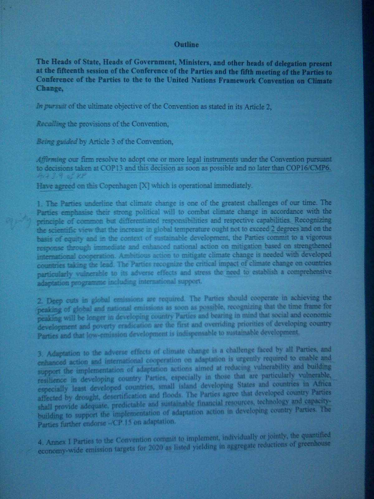 page one of draft deal
