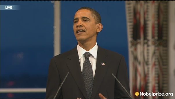 Obama Nobel Prize speech