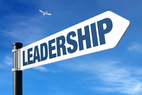 "Leadership" sign