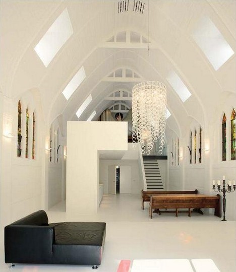A chapel converted to residence by ZECC Architects.