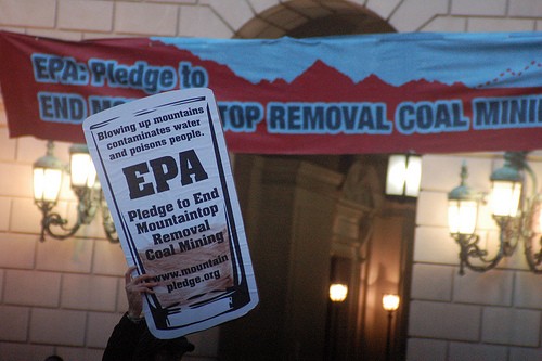 Protest outside EPA.