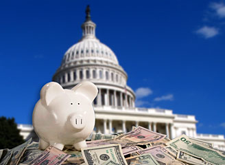 Piggy bank in Washington