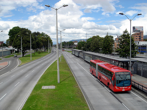 Bus in Bogotá.
