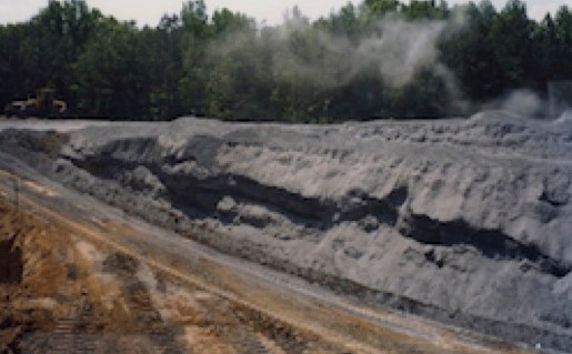 coal ash fill