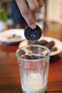 cookie dunking