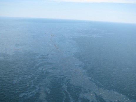 Gulf oil slick