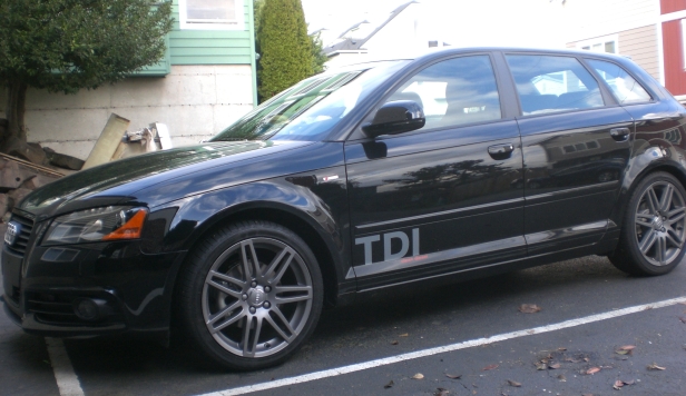 Audi A3 TDI side view