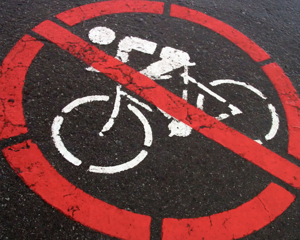no bikes allowed