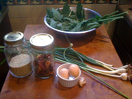 Ingredients for dish