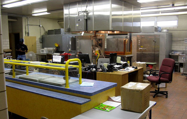 Cafeteria kitchen