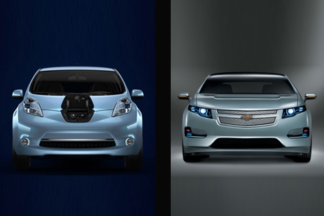 Nissan Leaf and Chevy Volt