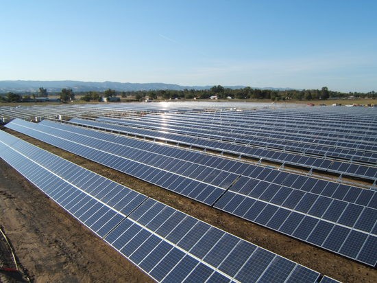 California solar station