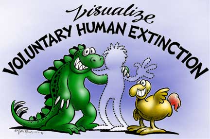 cartoon: 'visualize voluntary human extinction'