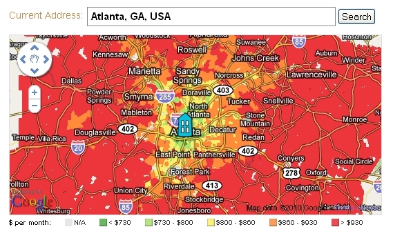 Abogo Atlanta map