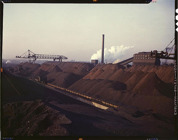 Coal plant in the 1940s