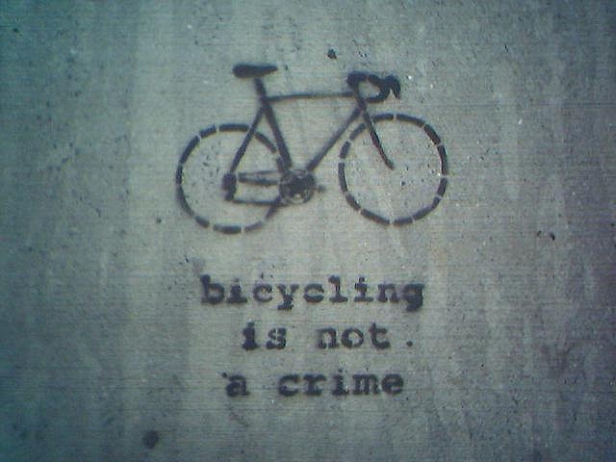 bicycling is not a crime
