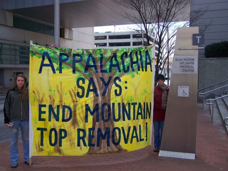Mountaintop Removal protesters
