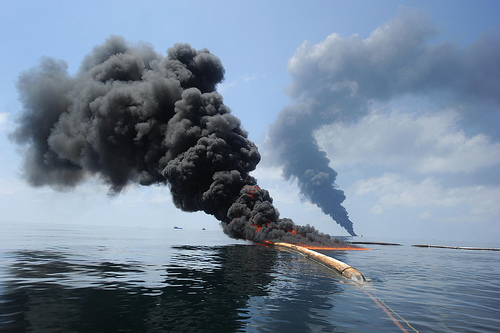 Gulf oil spill.