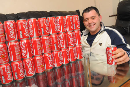 Man with Coke.