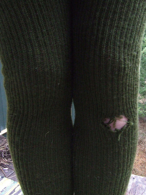 holey stockings