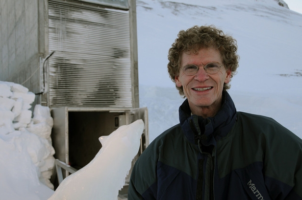 Cary Fowler at the Svalbard Global Seed Vault in Norway