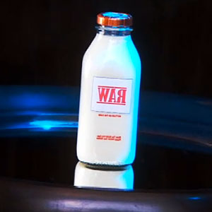 Raw milk bottle