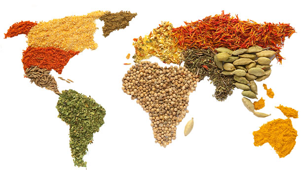 Map of spices